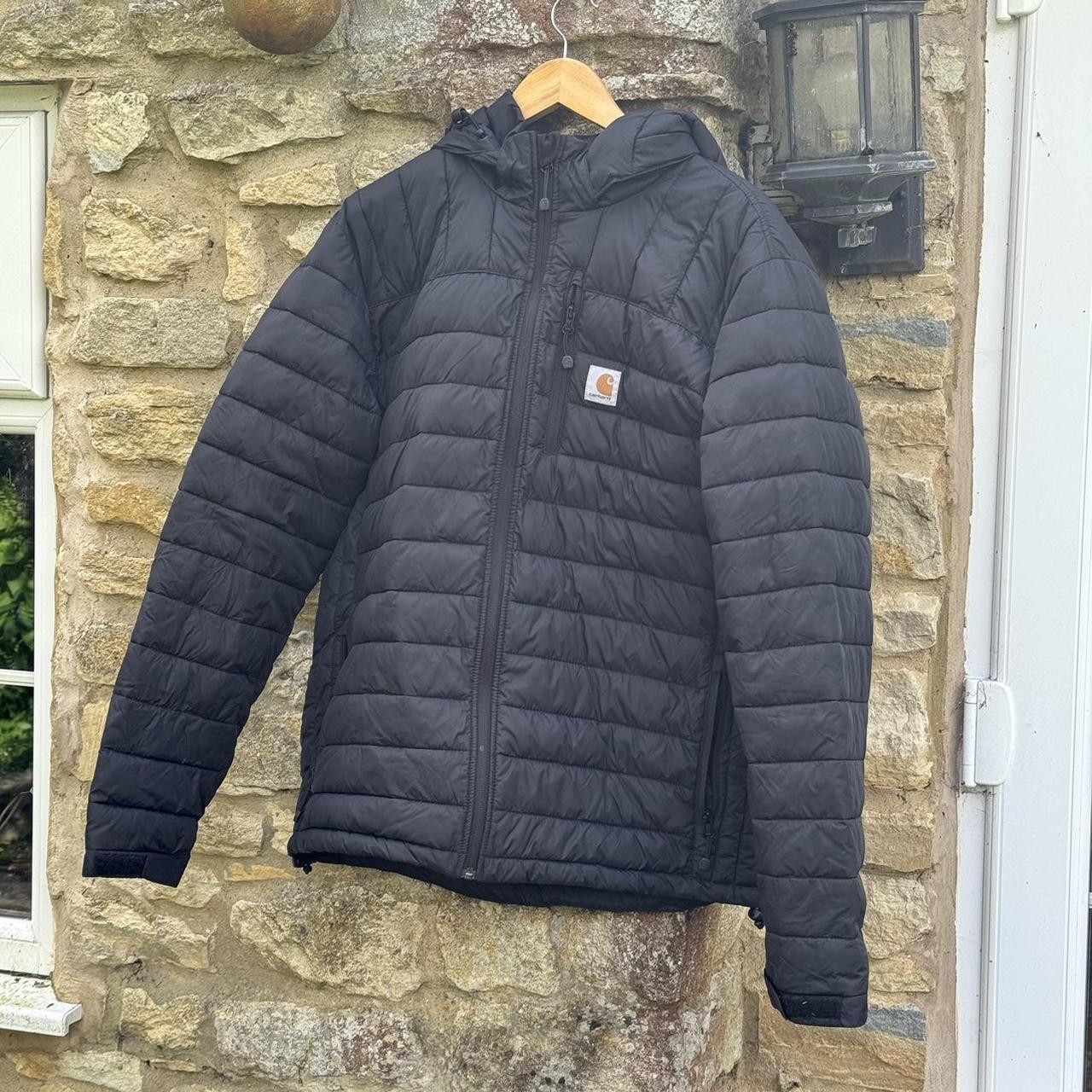 Carhartt WIP puffer Black Large This is NICE. Depop