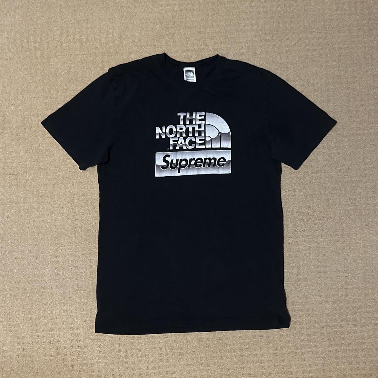 Supreme The North Face SS store 18 Metallic Logo T-Shirt