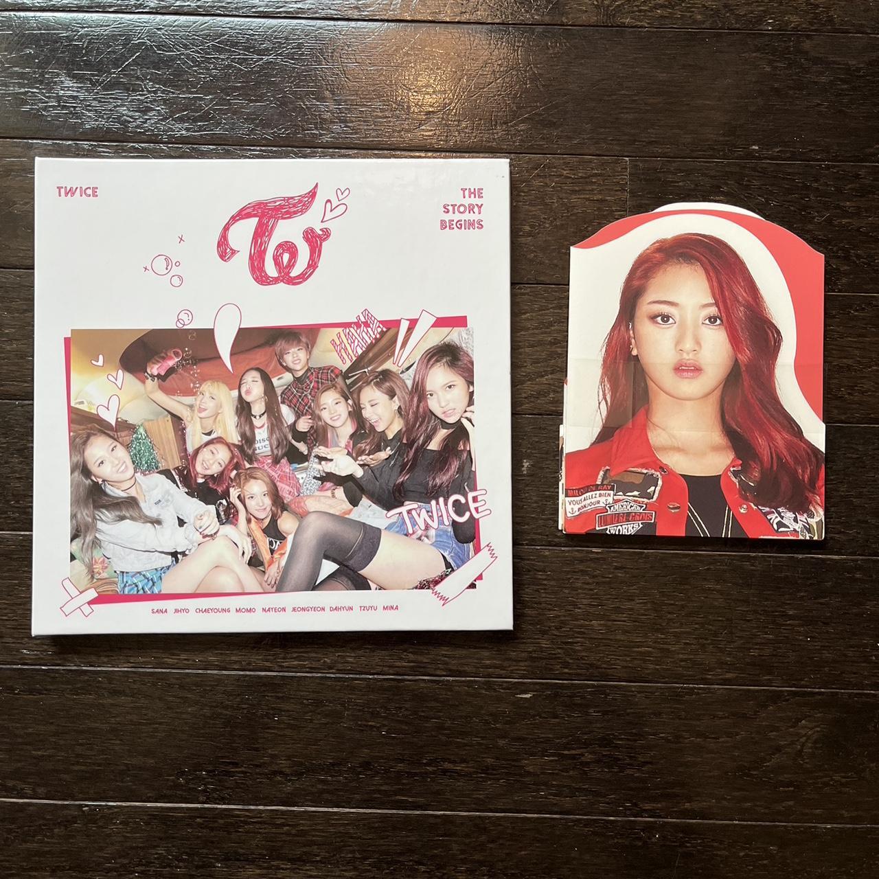 直筆サイン TWICE THE STORY BEGINS アルバム ストビギ TWICE [THE STORY BEGINS] MOMO Autographed Signed Album