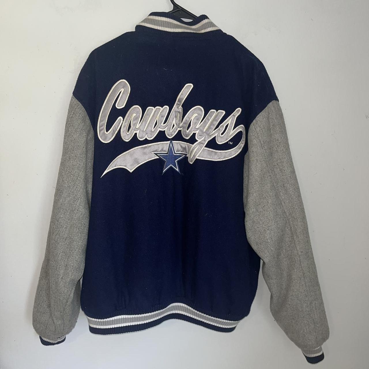 NIKE Team Dallas Cowboys LETTERMAN VARSITY JACKET - Depop