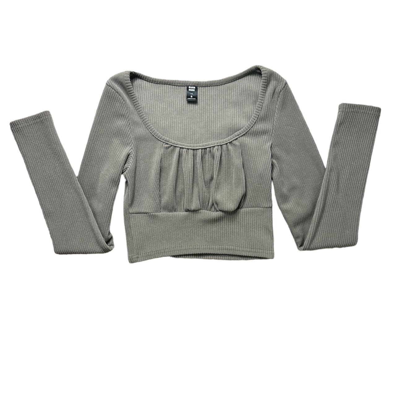 Blush Mark Women's Brown Croptop Depop