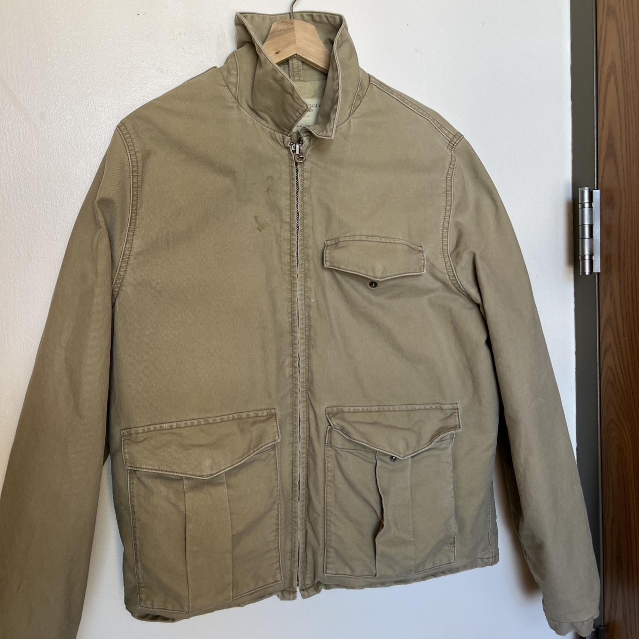 American Eagle Outfitters Men's Khaki Jacket | Depop