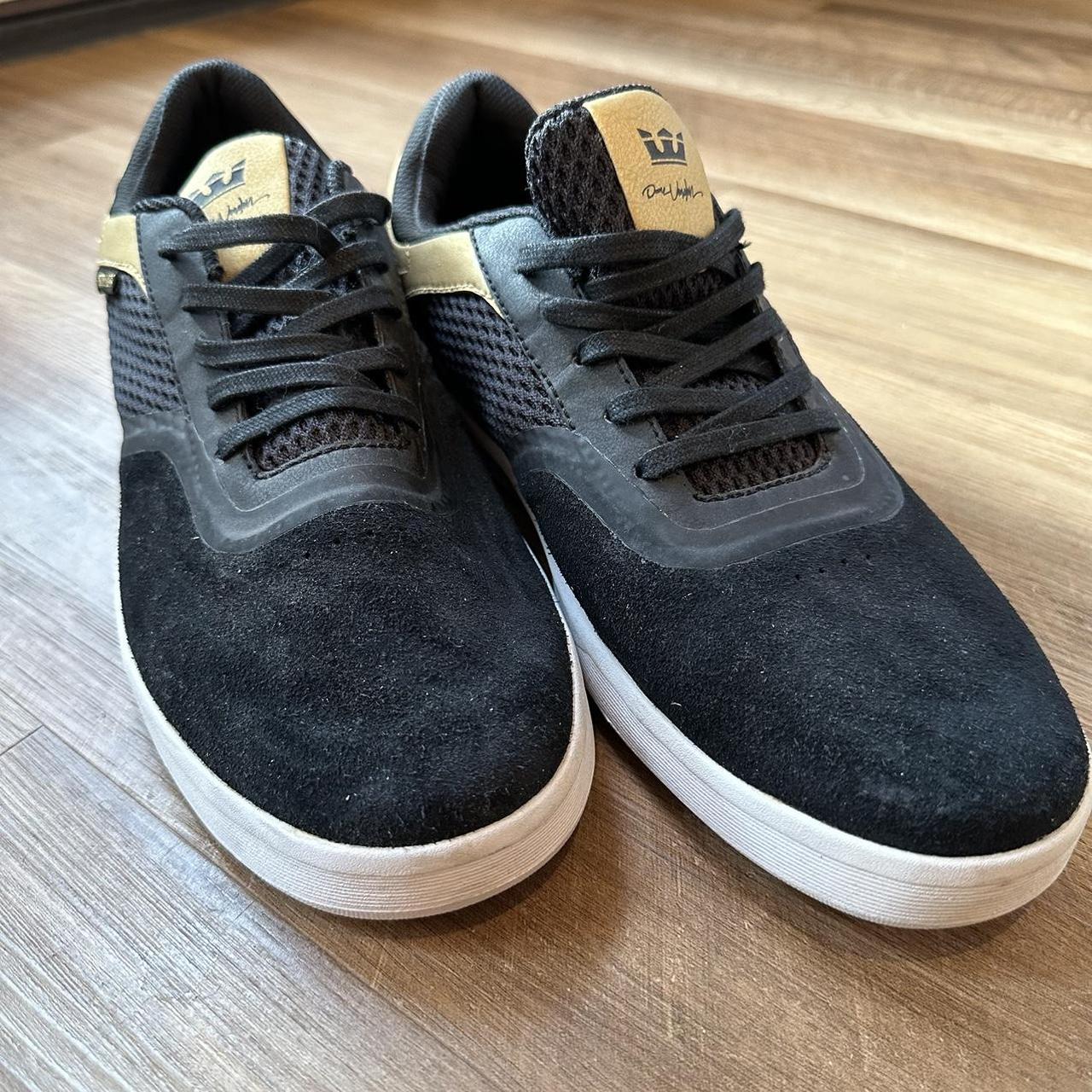 Supra Dane Vaughn gold and black pro model. Size 11.... - Depop
