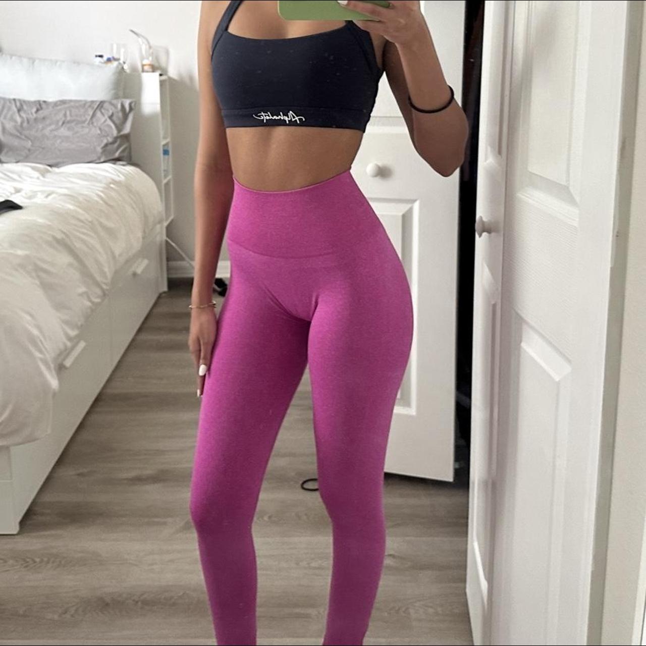 NVGTN seamless contour leggings in maui pink. Really... - Depop