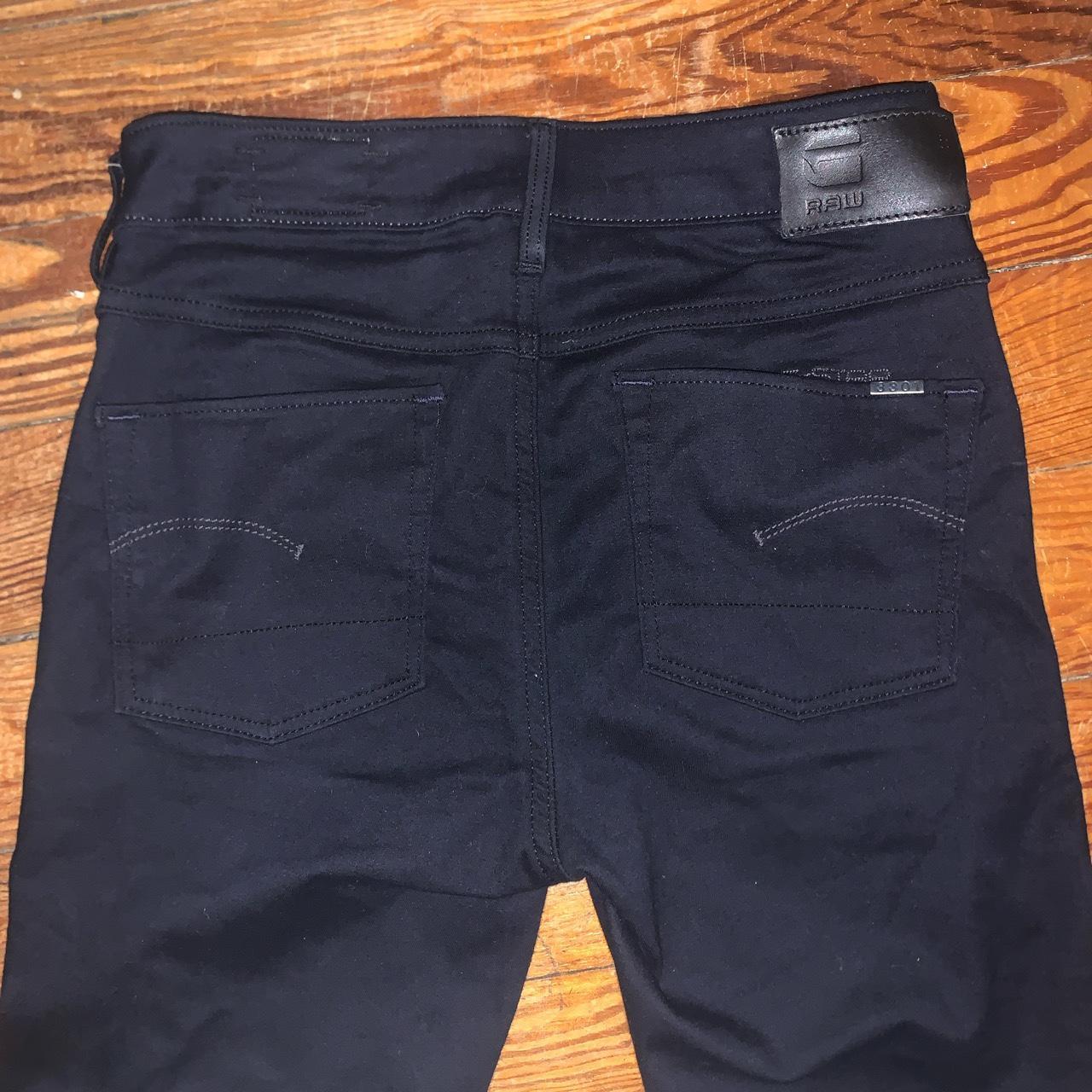 GSTAR RAW 3301 BLACK SLIM JEANS SIZE 3032 FITS SMALL Depop