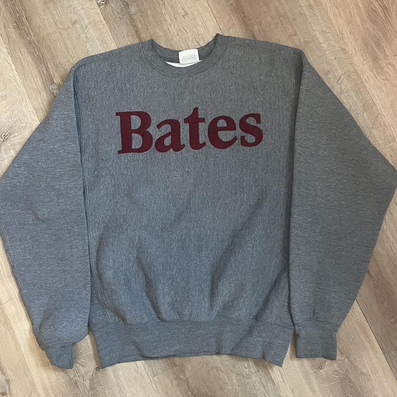 Vintage bates college pro weave sweatshirt Size