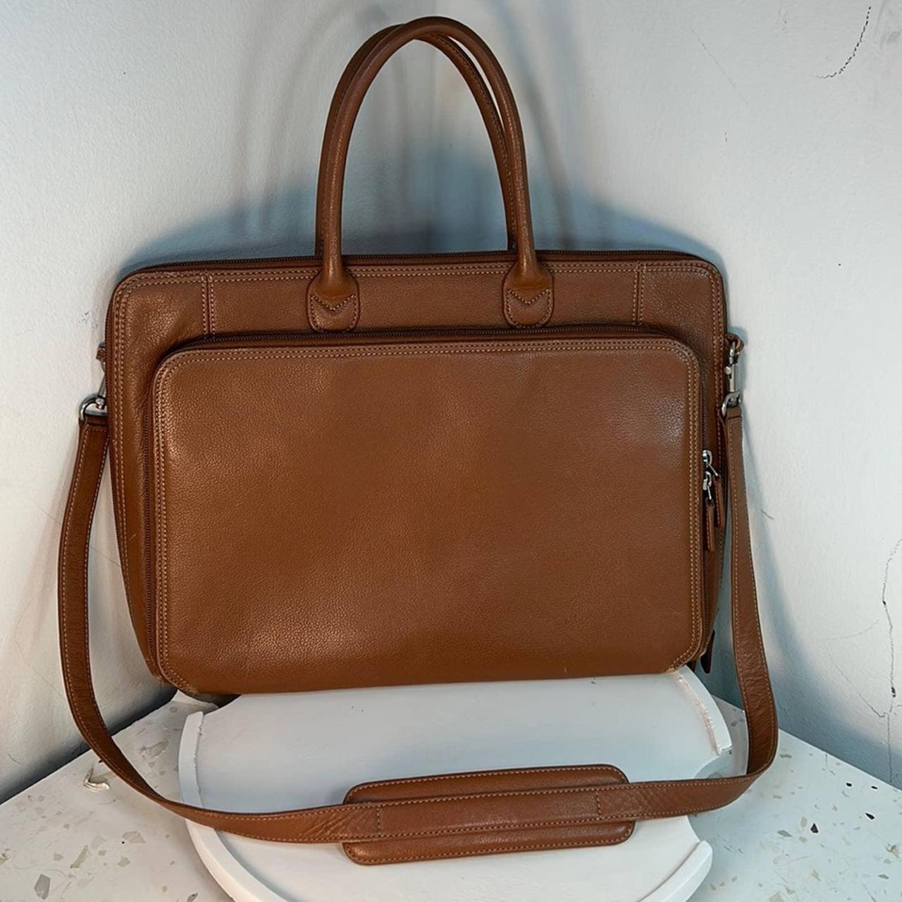 Levenger discount leather bag