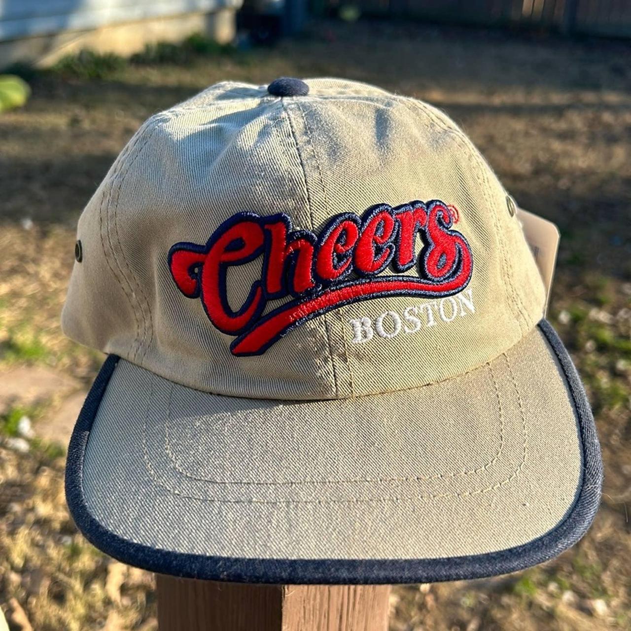 Vintage 1997 Cheers Boston Adjustable Hat Tags... - Depop