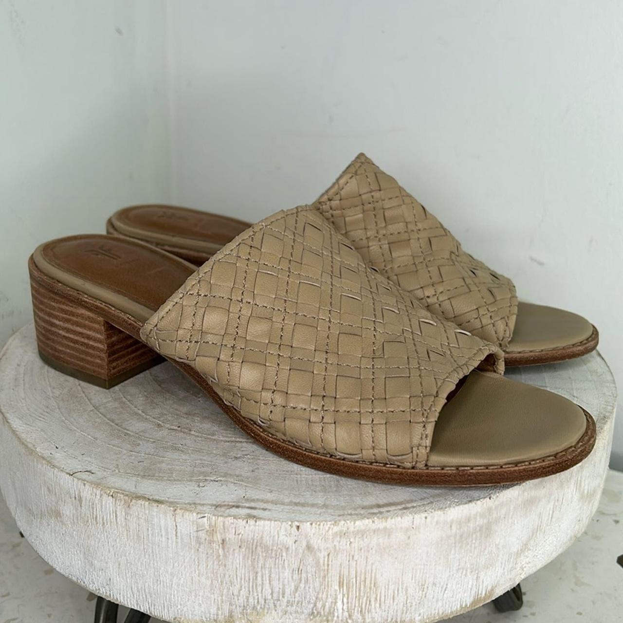 Frye cindy stup woven mule