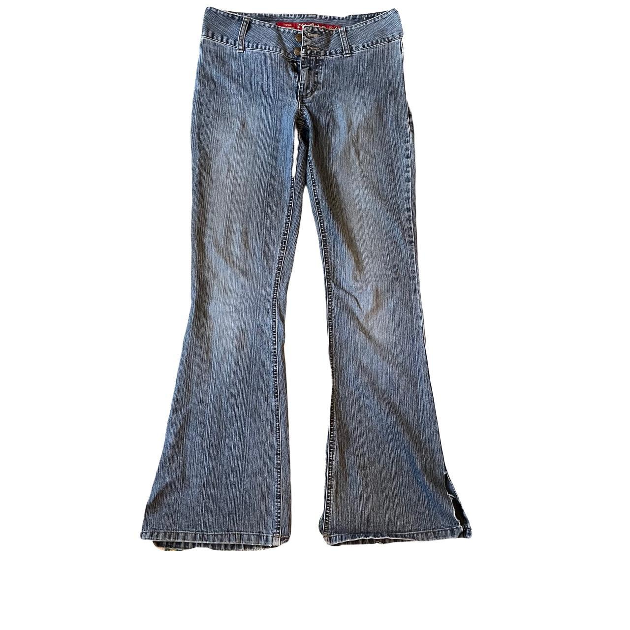 adorable low rise y2k mudd jeans no back pockets!... Depop