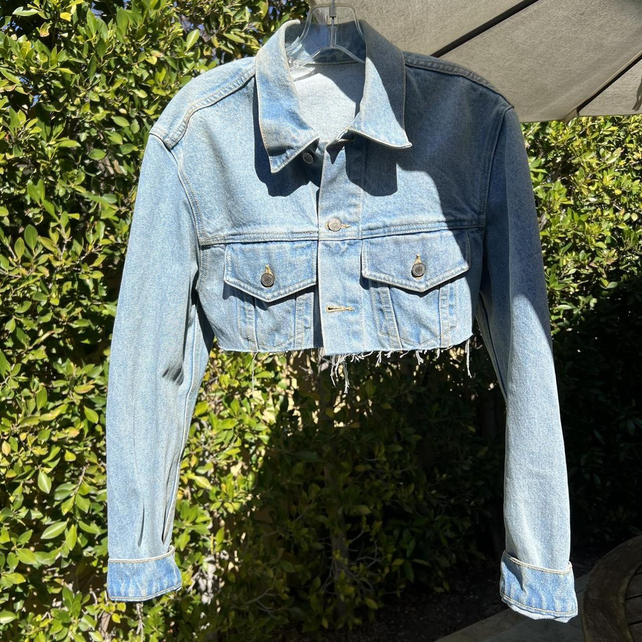 Brandy Melville Cropped Denim Jacket. Good