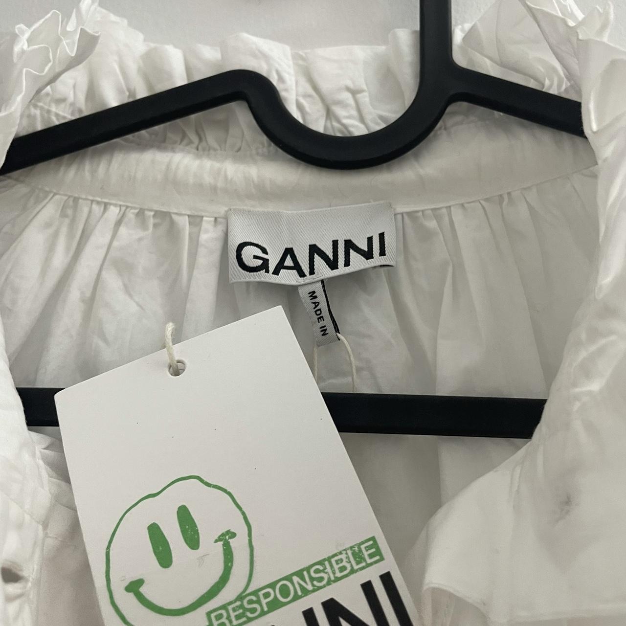 Ganni Women's White Shirt (3)