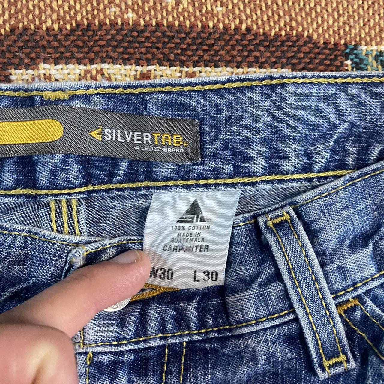 Vintage Levi's SilverTab Carpenter Jeans Baggy... - Depop