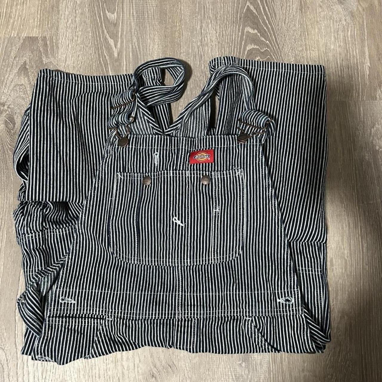 dickies hickory pinstripe overalls Depop