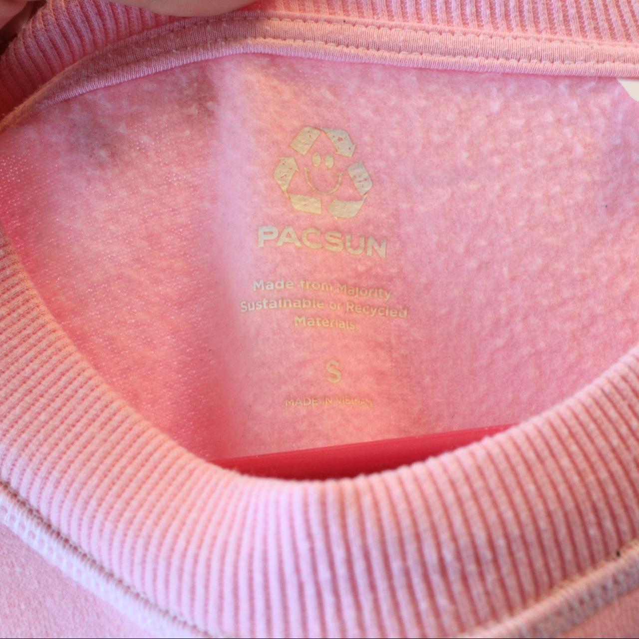 Pacsun Pink Sweatshirt Size Small (oversized) Soft & - Depop