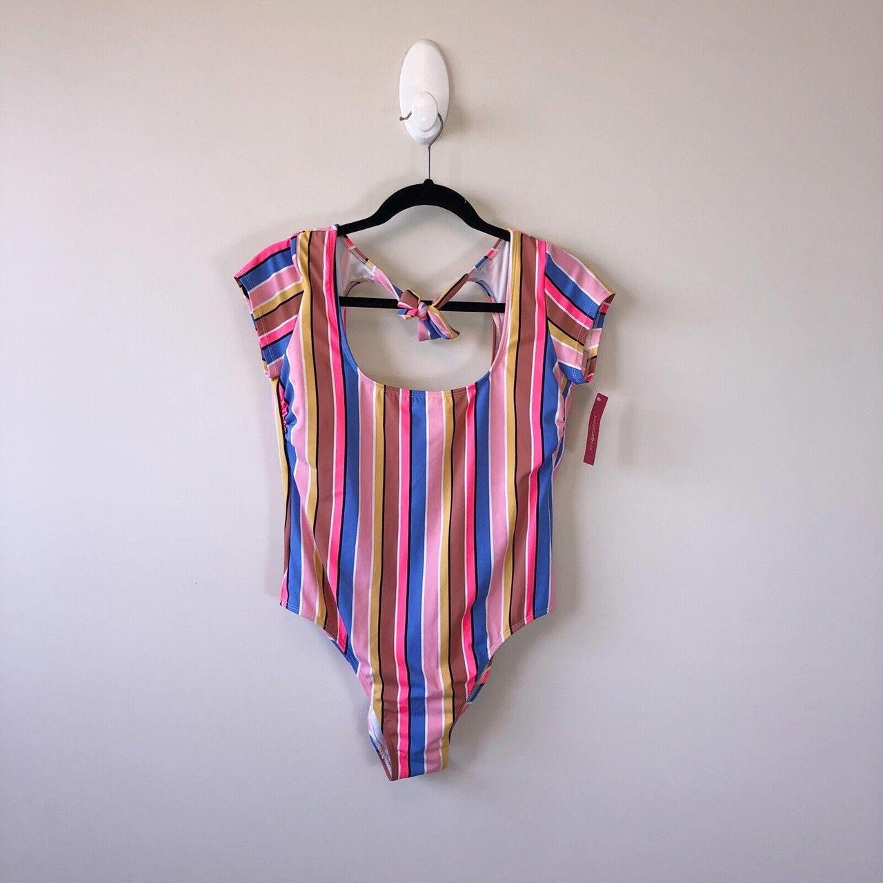 Xhilaration Junior Multi Striped Cap Sleeve