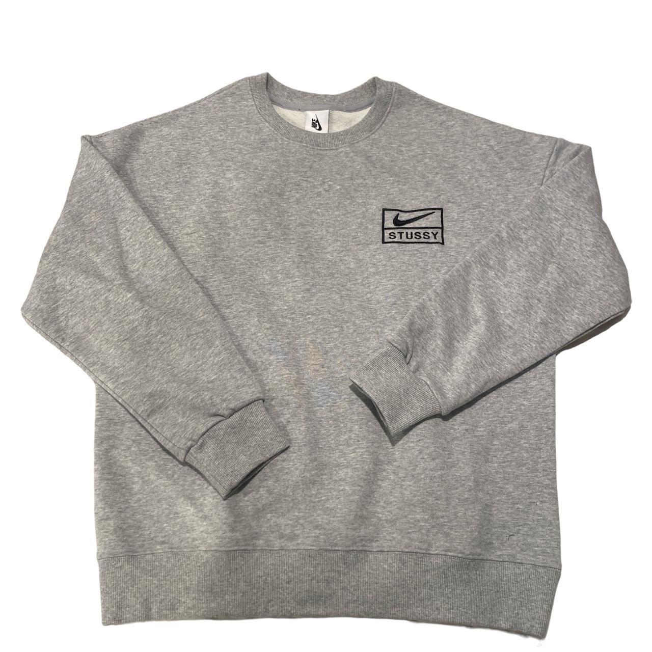 Stüssy Men's Grey Jumper | Depop