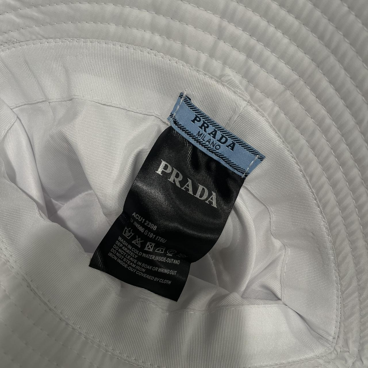 Prada bucket hat Brand new never worn Size one size - Depop