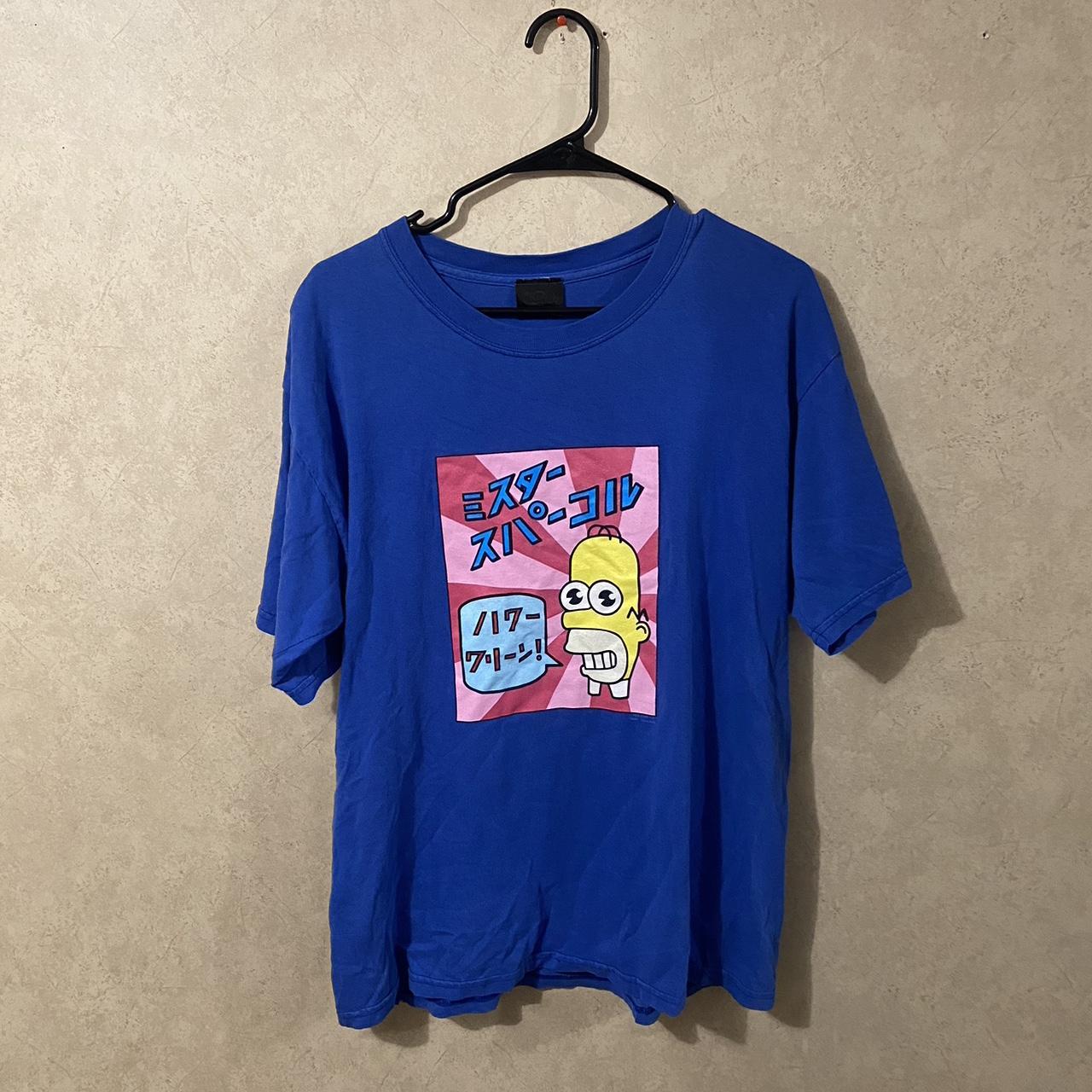 Vintage The Simpsons homer Japanese graphic tee Y2K - Depop