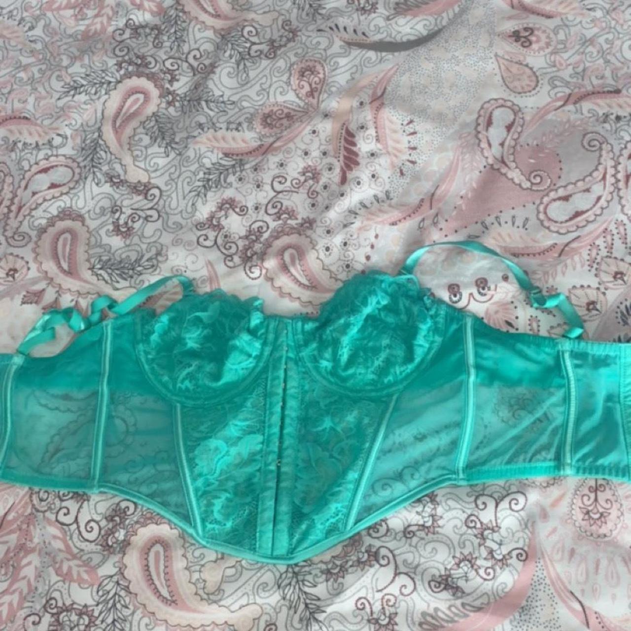 Mint Green Primark Corset Worn Once Size 34c Fits Depop