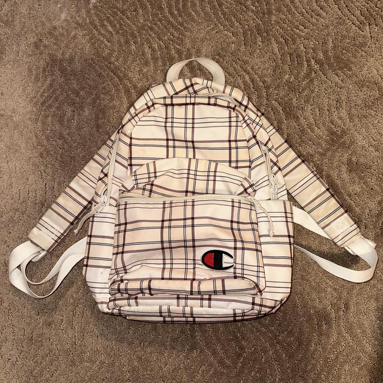 Champion plaid backpack hotsell