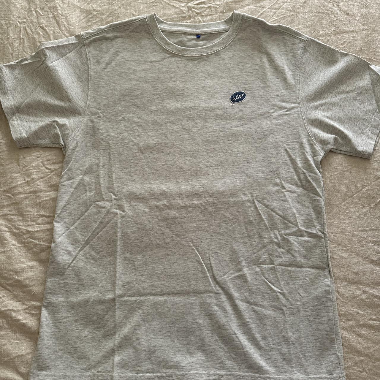 ★ADERERROR★ Tap tshirt Grey Ader Error Tap T-Shirt In Grey - 62% Off | Editorialist