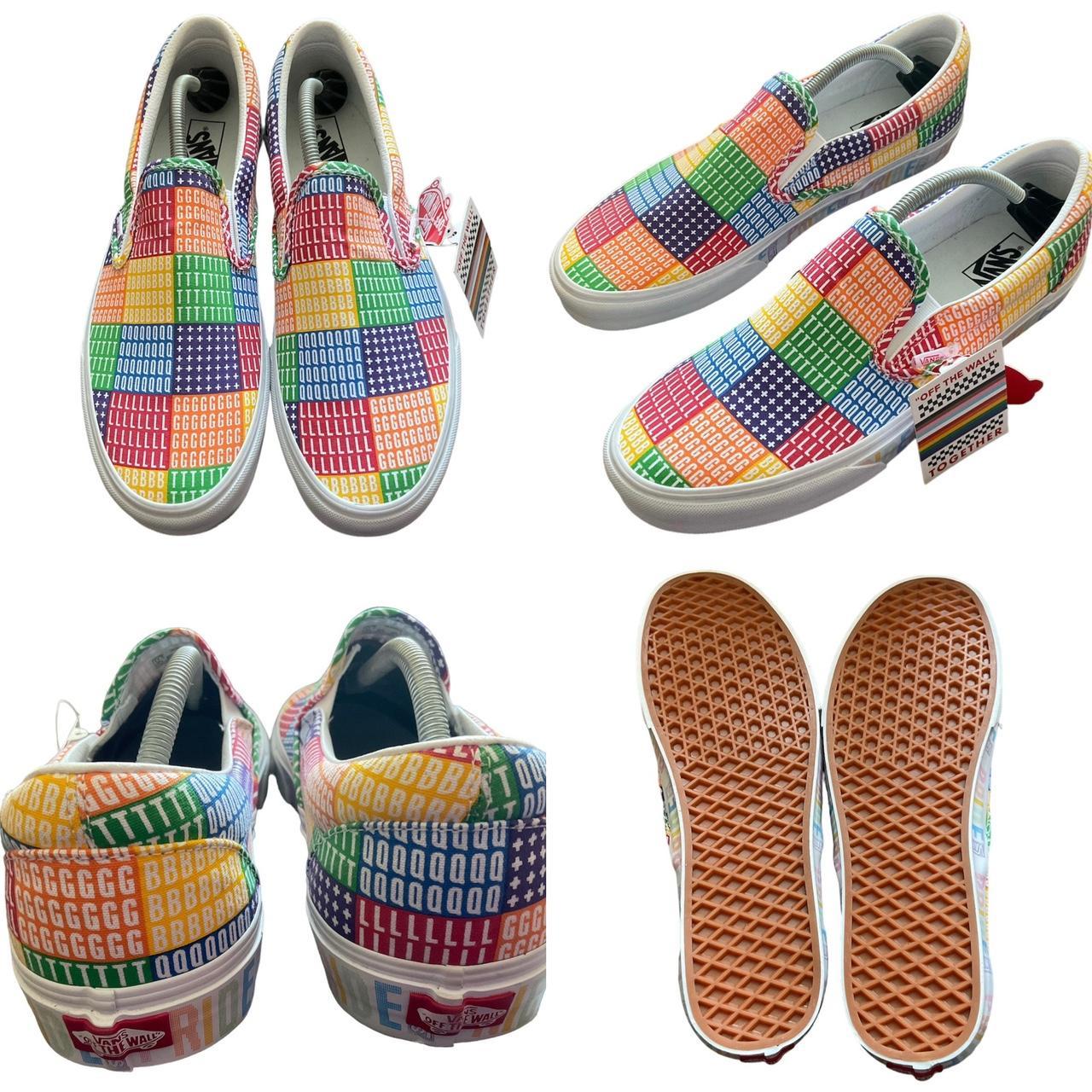 Pride vans slip ons best sale