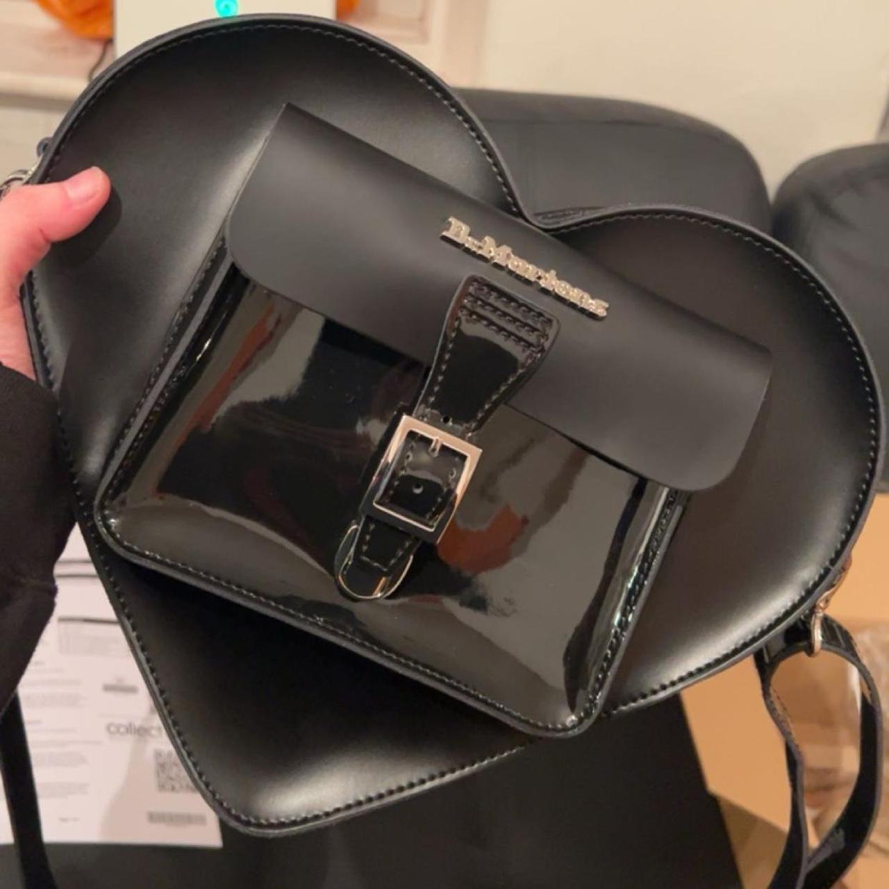 Black Dr Martens Heart Bag Bought in nov 2022 used... - Depop