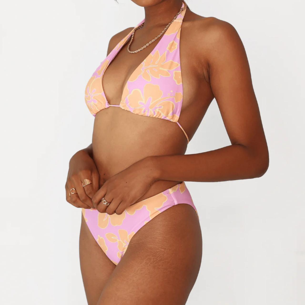 Princess Polly Women's Khaki and Green Bikinisandtankinisets Depop