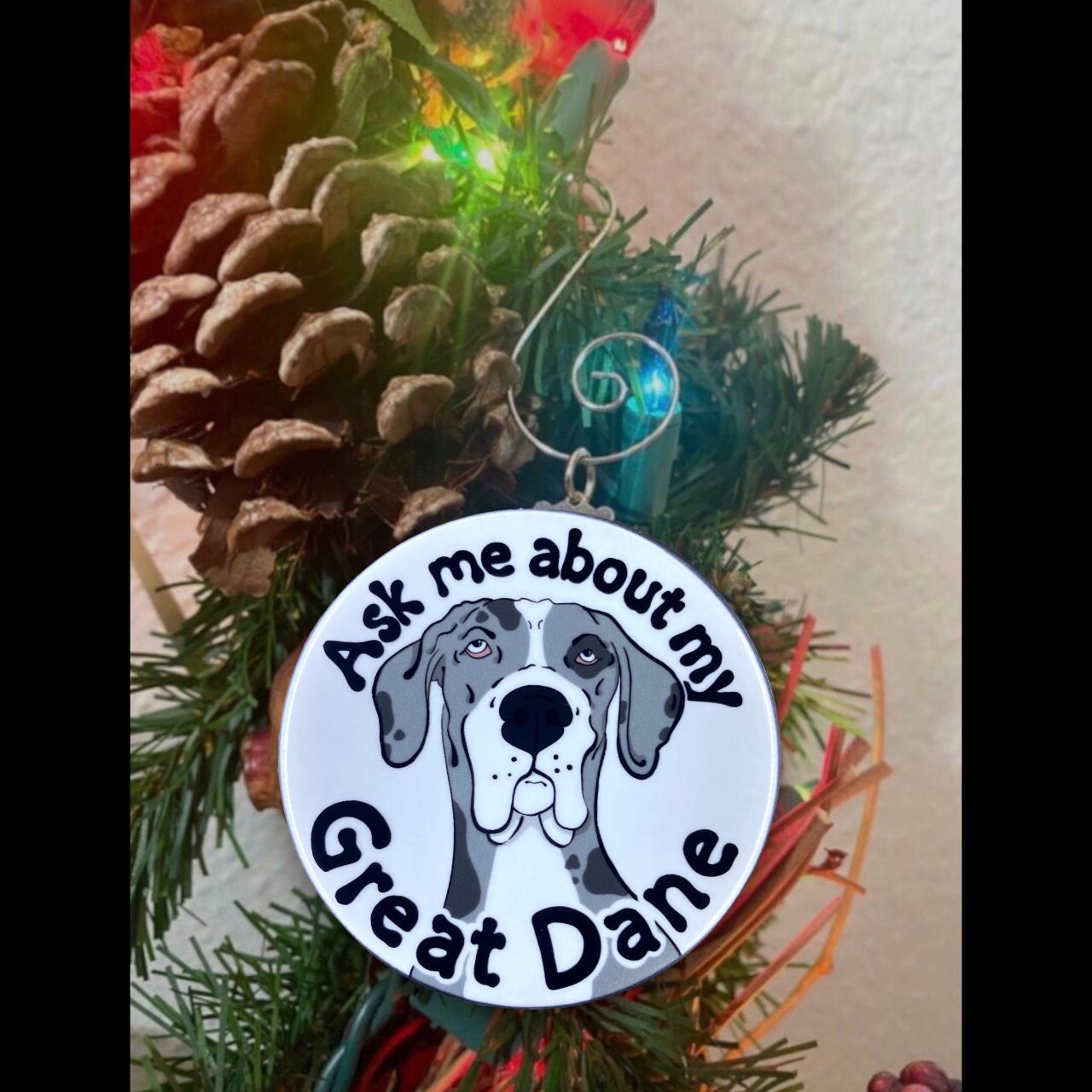 great dane christmas stocking