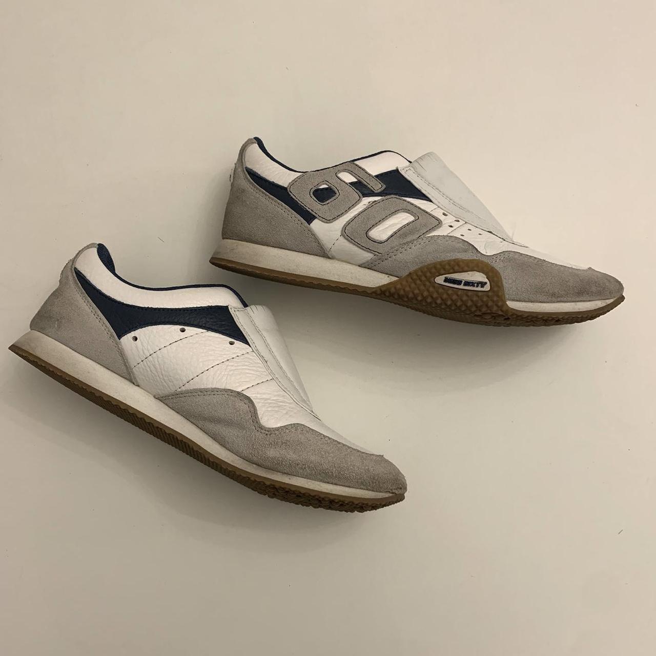 prettiest miss sixty white trainers, with grey