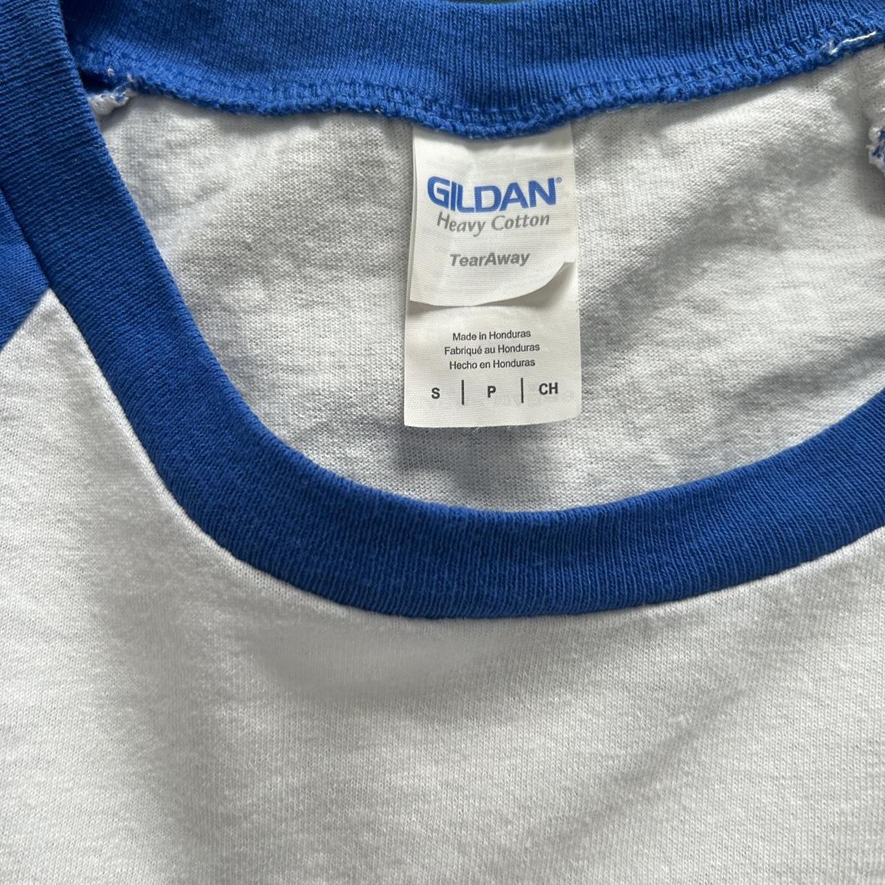 gildan baseball tshirt, unisex used this for a... Depop
