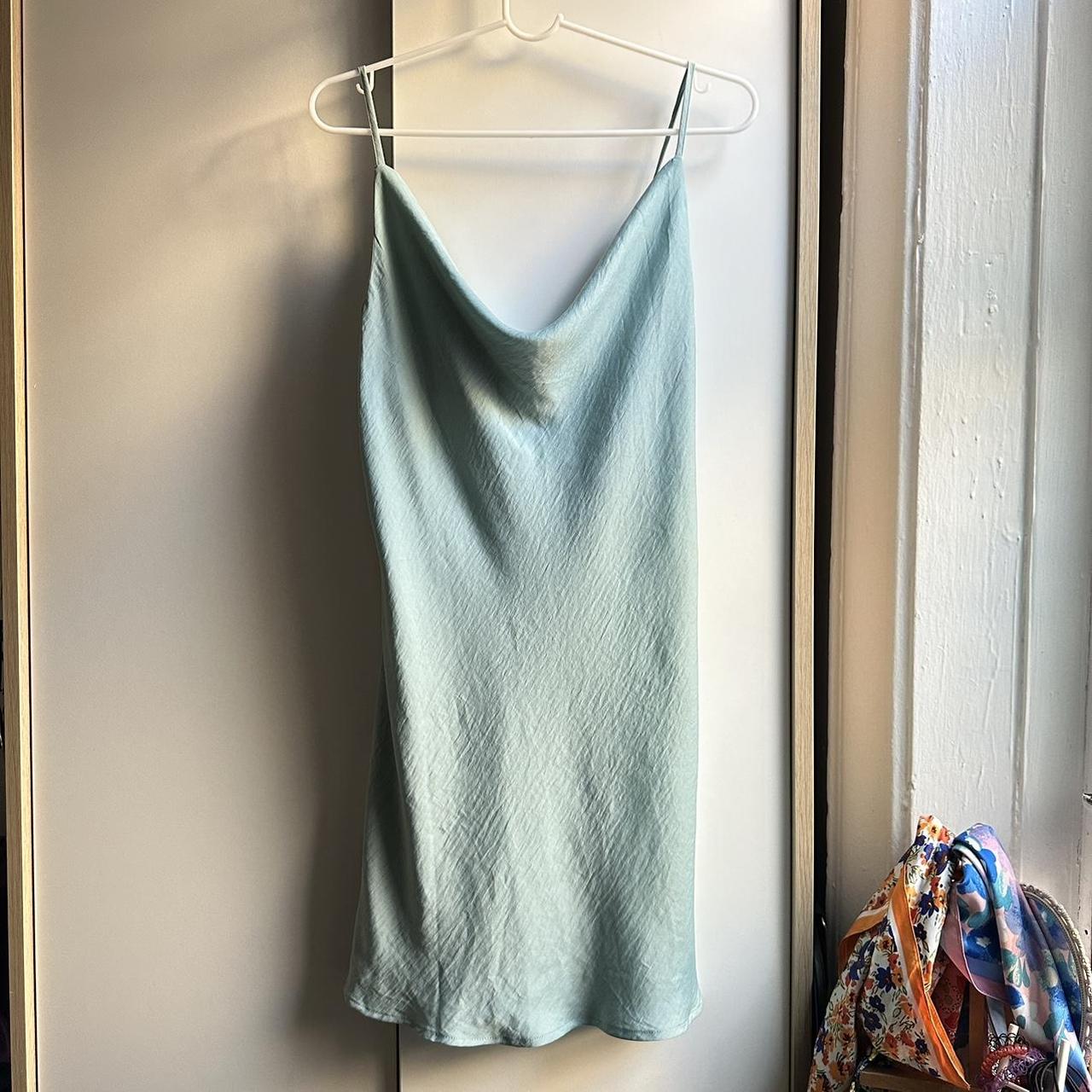 Aqua blue dress forever 21 hotsell