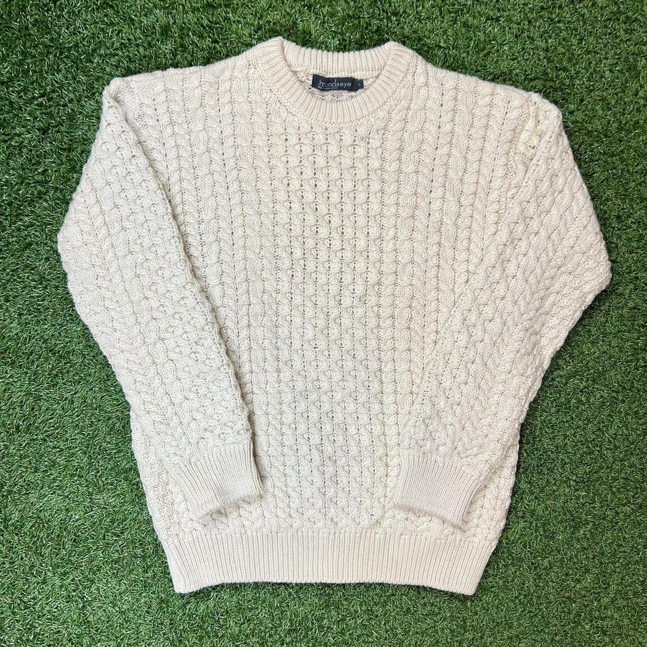 Merino Wool Cream Sweater MSRP 180 Manufacture... Depop