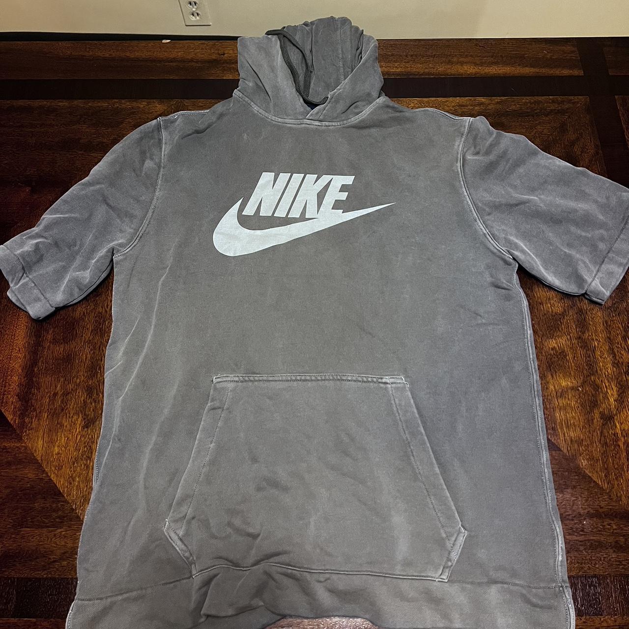 short sleeve nike hoodie mens