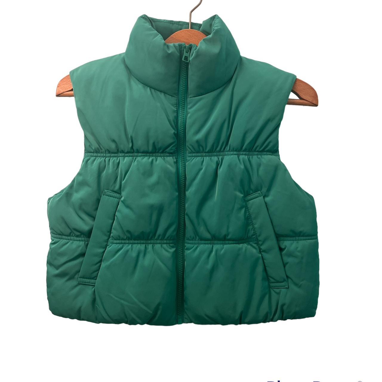 ladies green waterproof coat