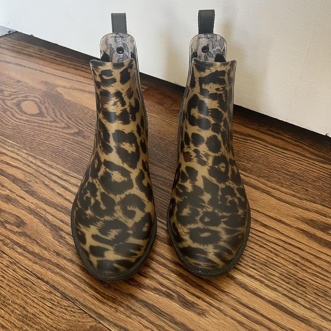 Leopard print chelsea boots joules best sale