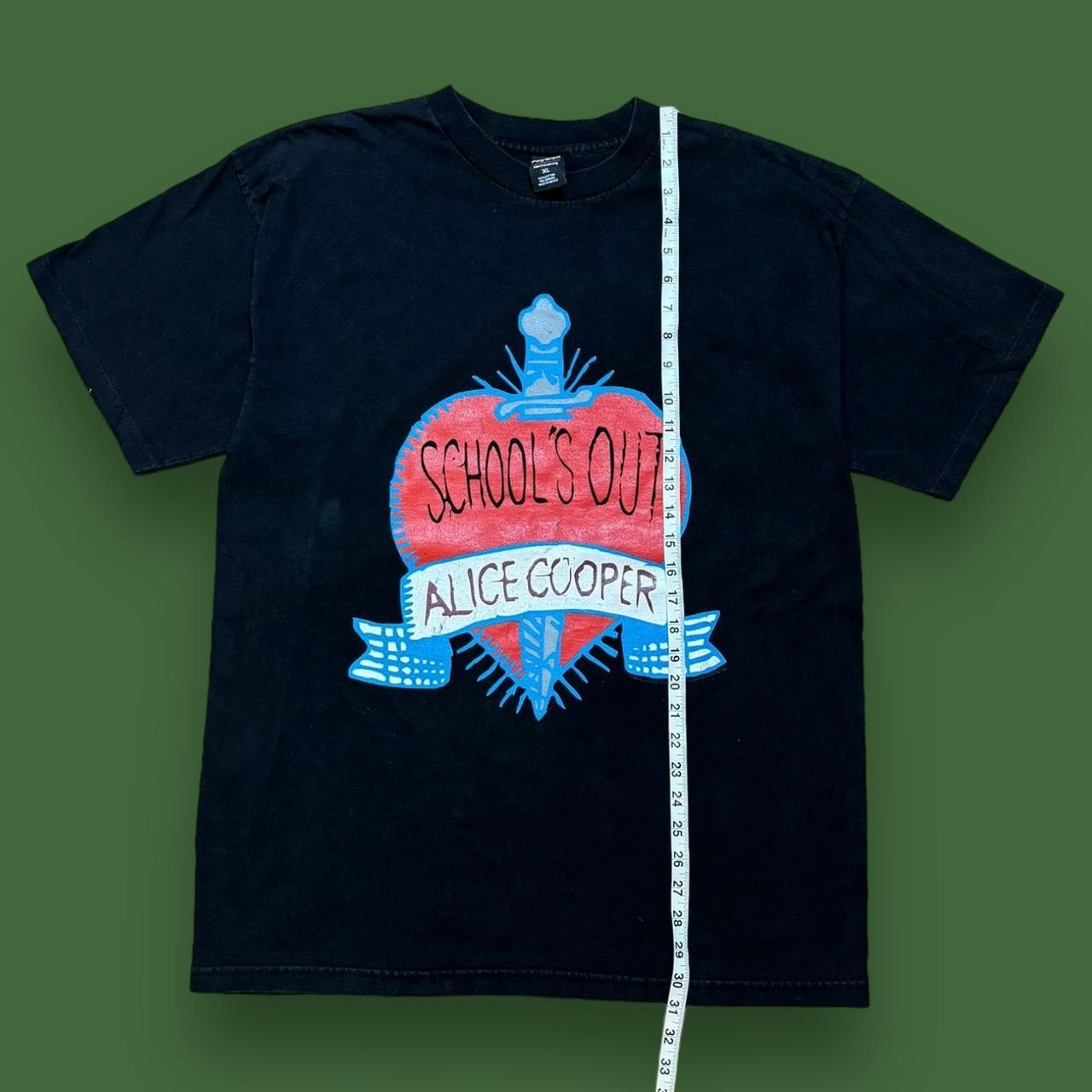 90s ALICE COOPER SCHOOLSOUT tシャツ バンド バンT Vintage 90s Alice Cooper Schools Put Graphic Band T Shirt