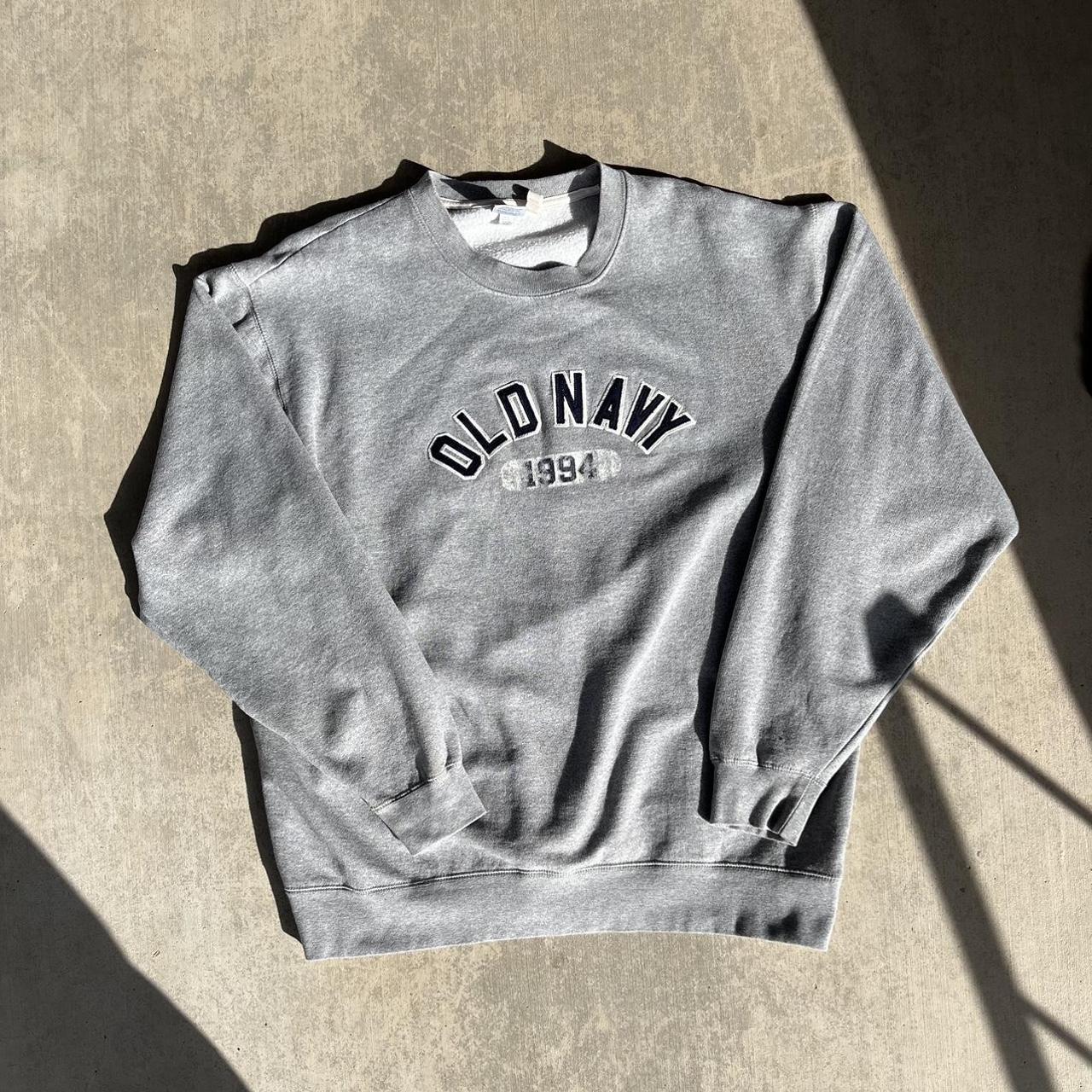 Old Navy Men's Grey Sweatshirt | Depop