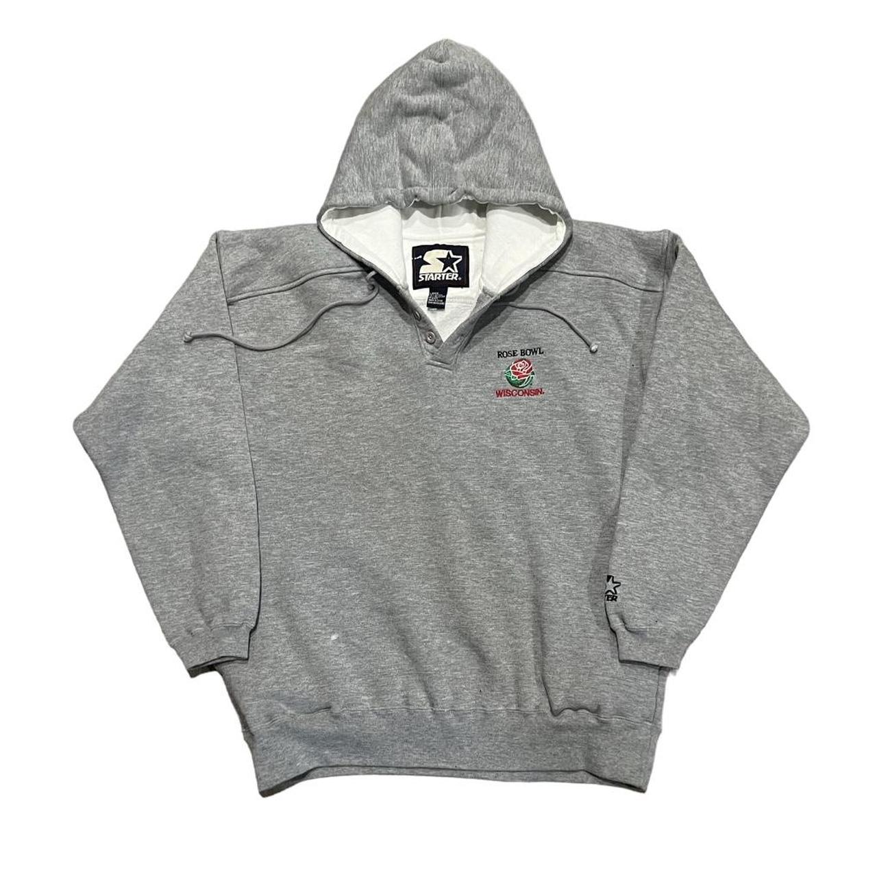 Starter Men's Grey Hoodie | Depop