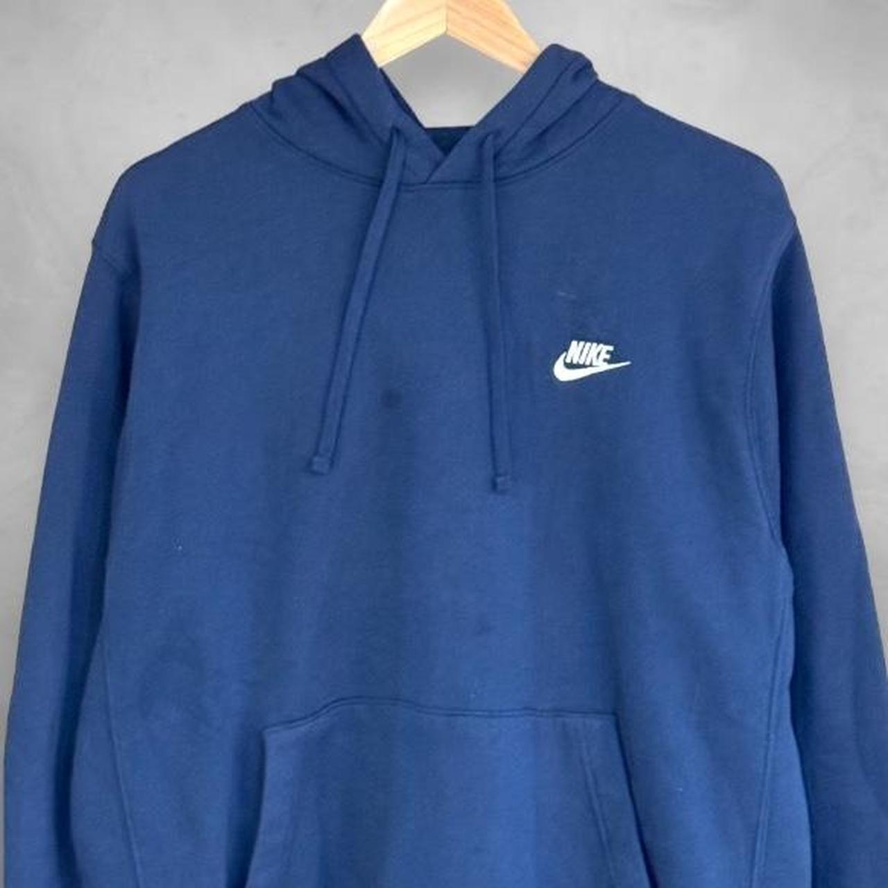 Navy Nike Hoodie About this item: Condition: Good... - Depop