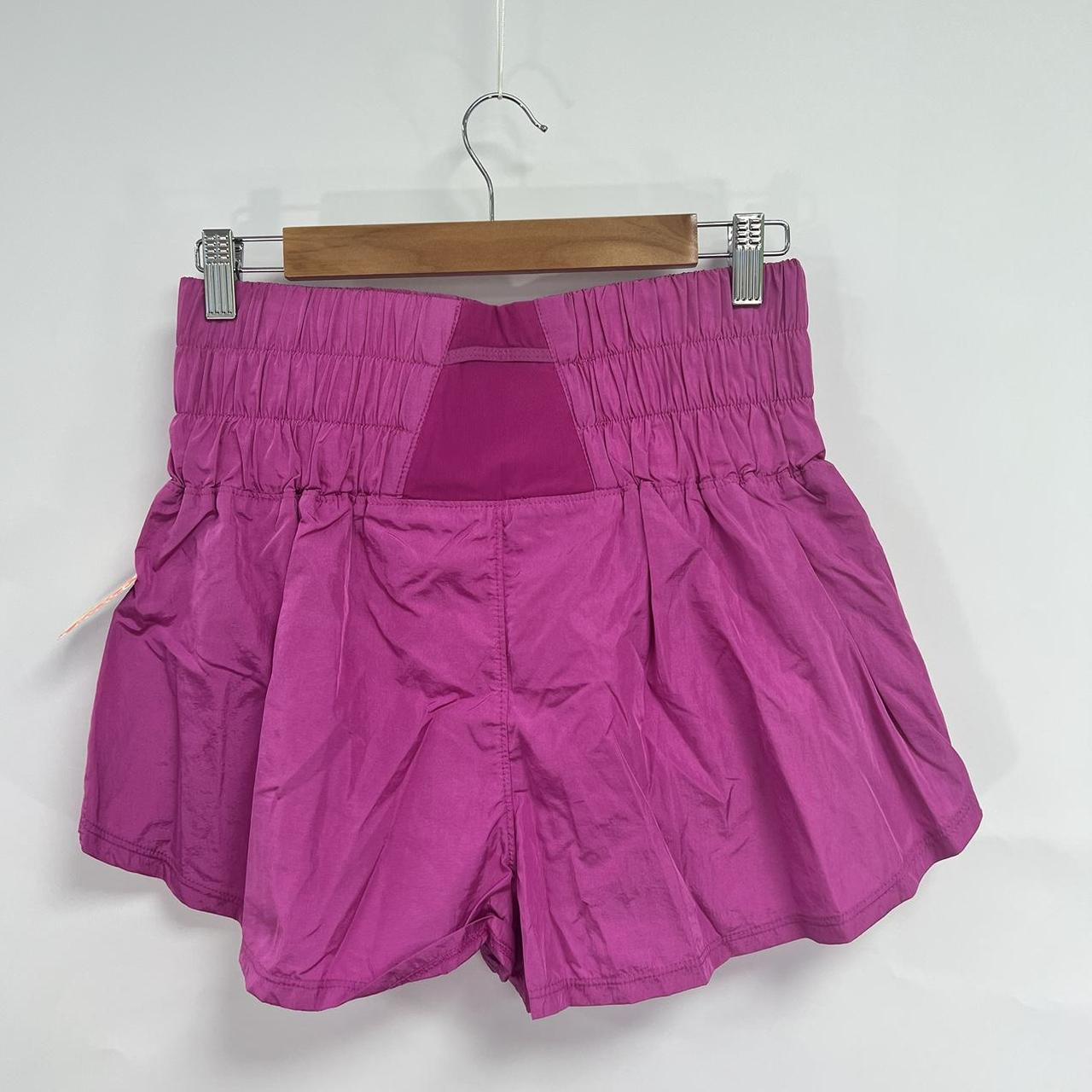 Free People Women's Pink Shorts | Depop