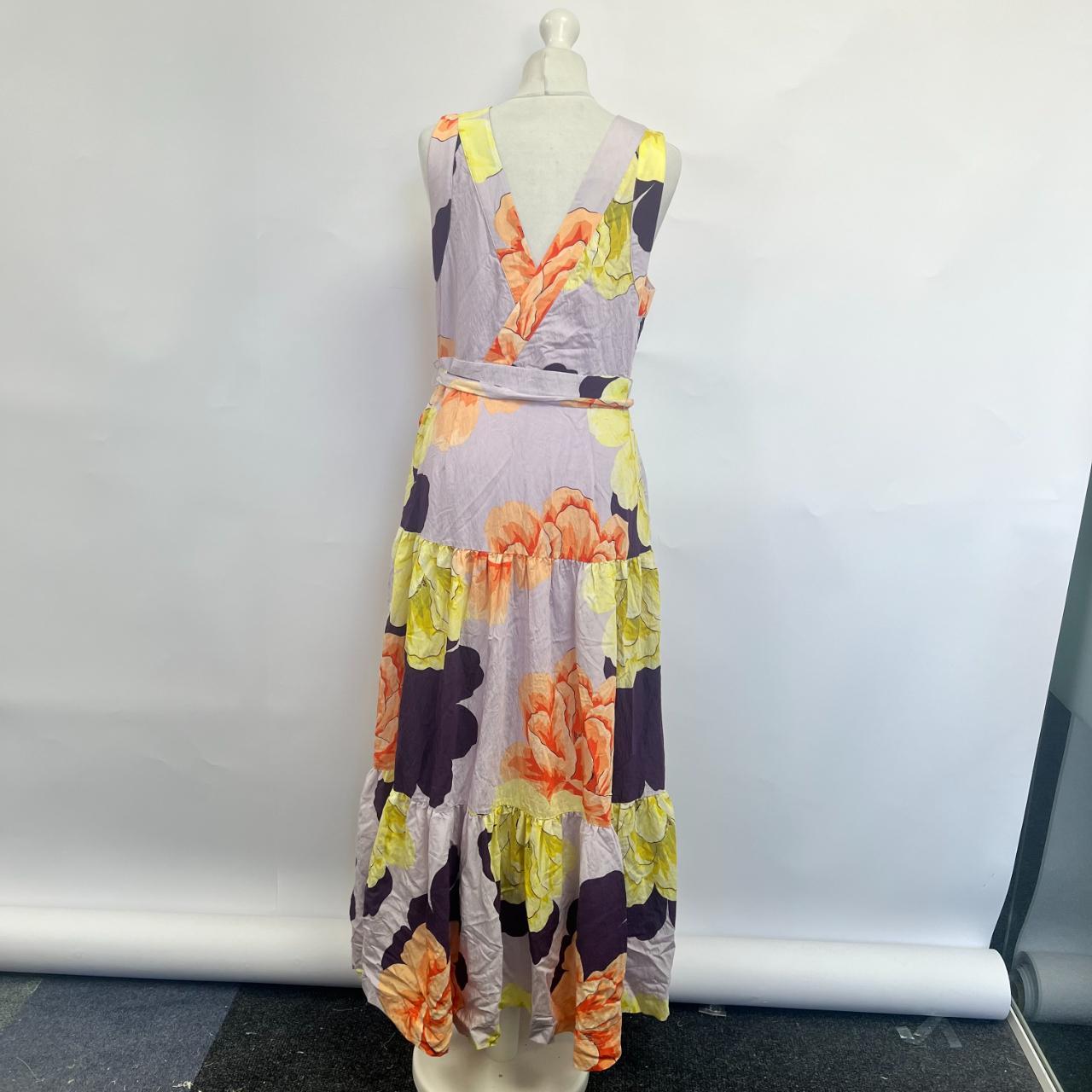 Anthropologie Maeve Floral Wrap Maxi Dress.... - Depop