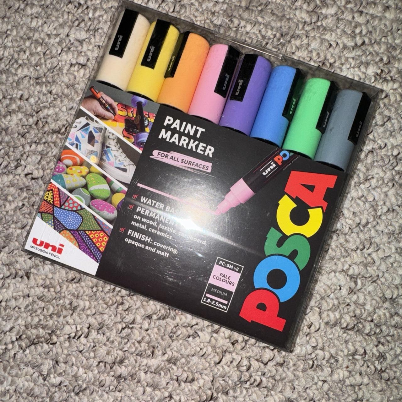 Uni POSCA markers set of 8. Brand new sealed and - Depop