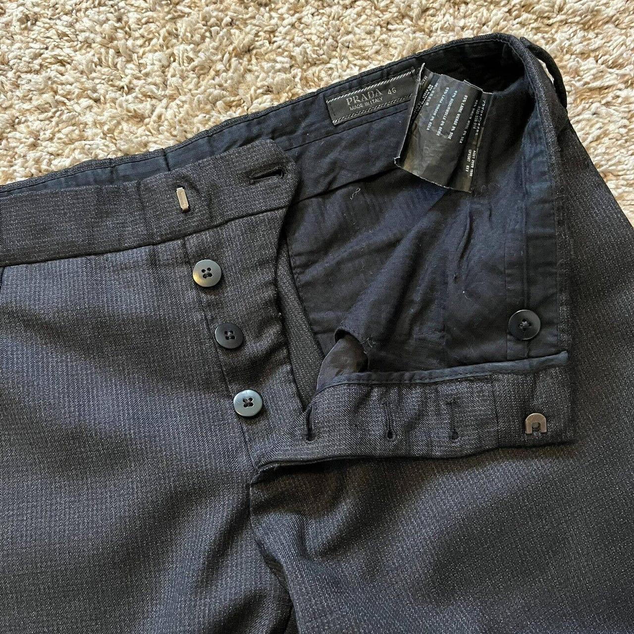 Prada Men's Black Trousers | Depop