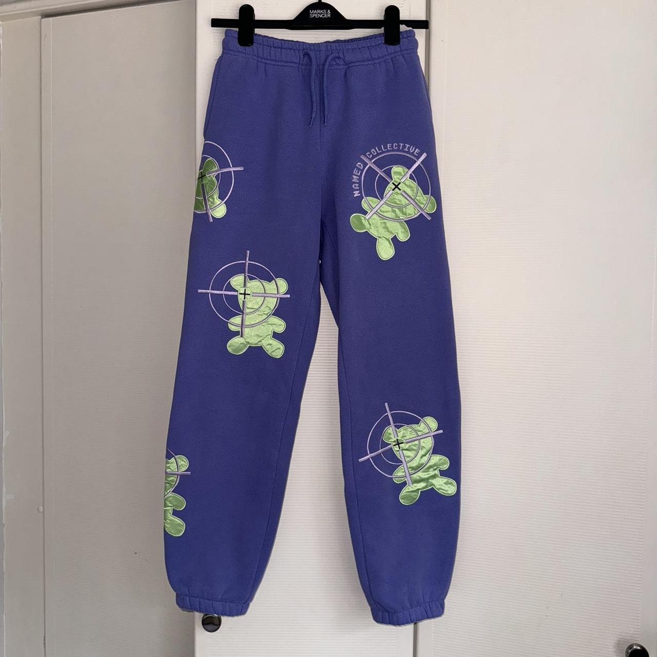 Named Collective Purple Gamer Joggers, DEADSTOCK, No...