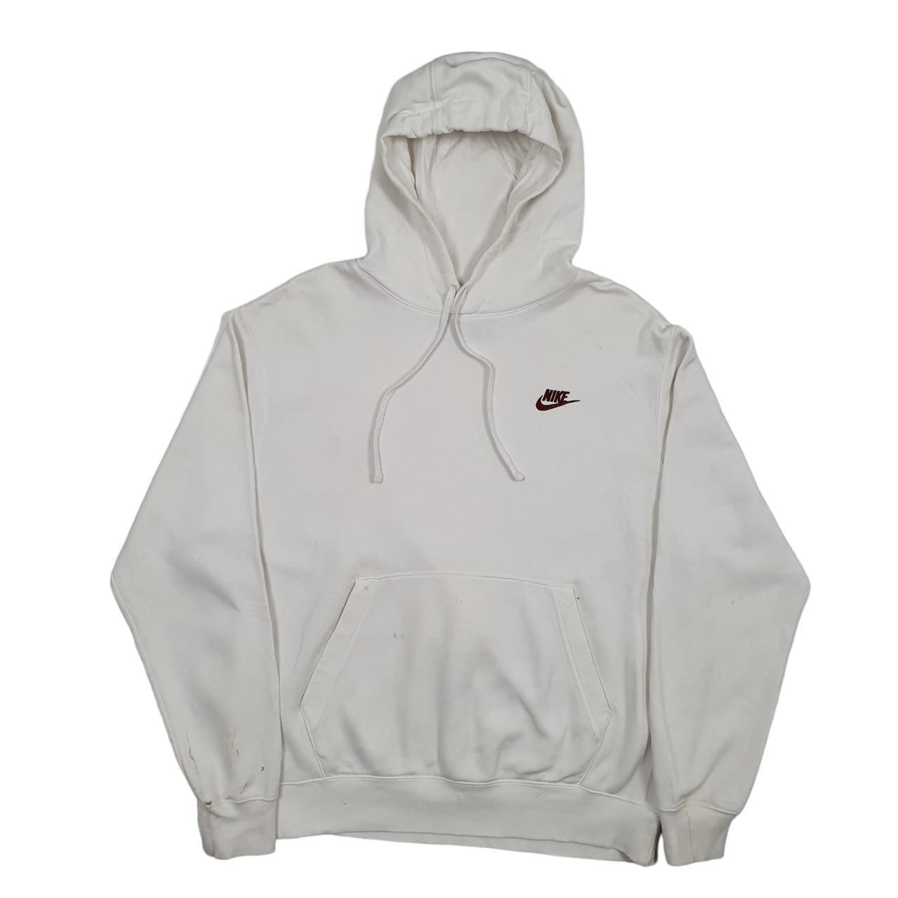 mens nike hoodie white