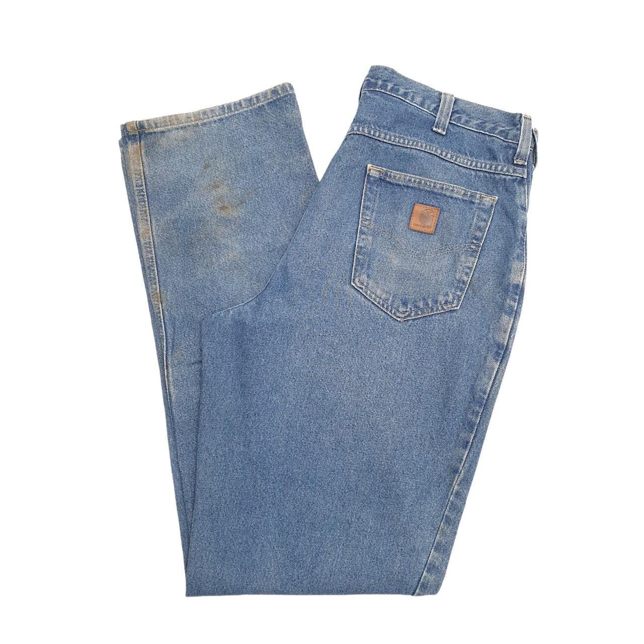 20090 Carhartt Regular Fit Carpenter Jeans Work Wear... - Depop