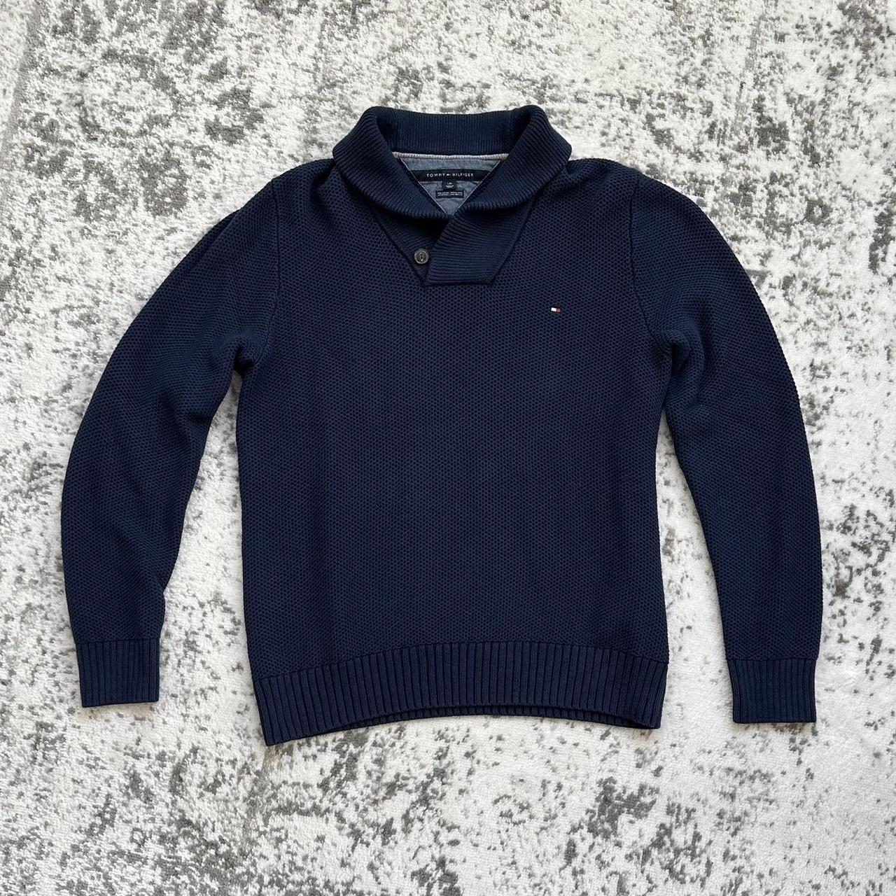 Tommy hilfiger navy outlet blue jumper