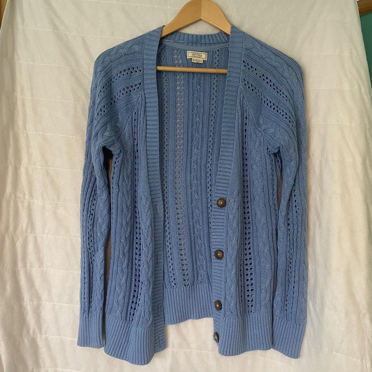 Fat face blue on sale cardigan